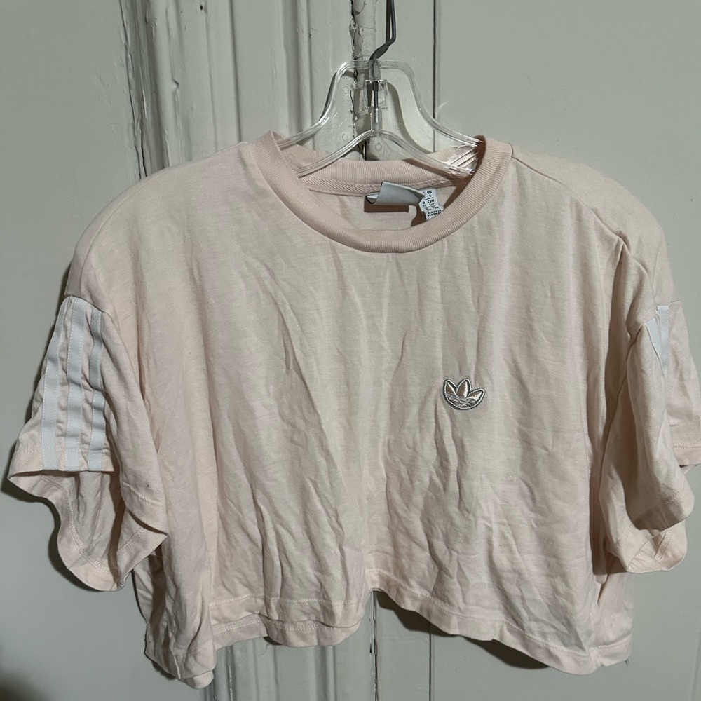 Adidas Pink Crop Top